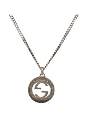 GUCCI Interlocking G Necklace Ag925 Silver